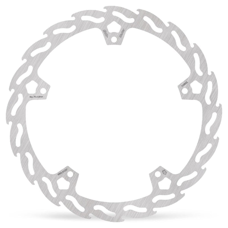 Moto-Master Flame Series Fixed Rotor - Silver - One Piece (Fixed) - 110928