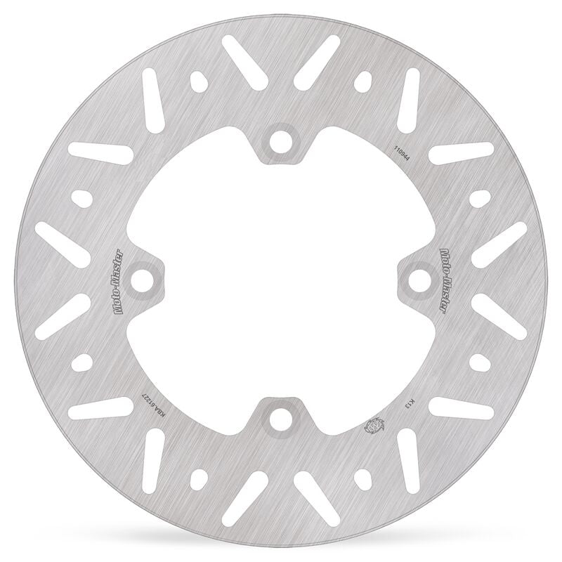 Moto-Master Nitro Series Brake Disc Scooter - Silver,  Stainless Steel - One Piece (Fixed) - 110944