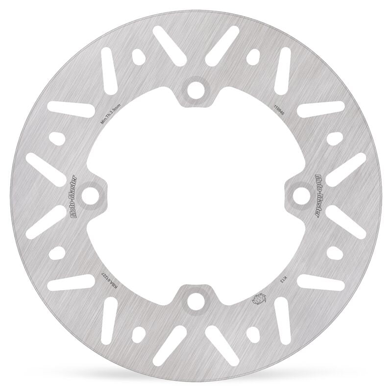 Moto-Master Nitro Series Brake Disc Scooter - Silver,  Stainless Steel - One Piece (Fixed) - 110946