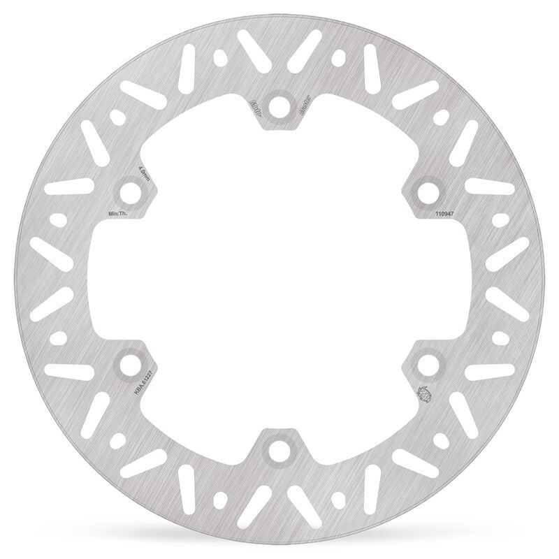 Moto-Master Nitro Series Brake Disc Scooter - Silver,  Stainless Steel - One Piece (Fixed) - 110947