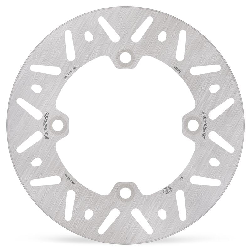 Moto-Master Nitro Series Brake Disc Scooter - Silver,  Stainless Steel - One Piece (Fixed) - 110949