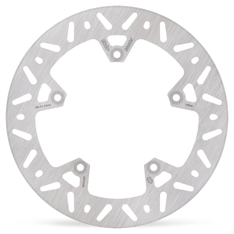 Moto-Master Nitro Series Brake Disc Scooter - Silver,  Stainless Steel - One Piece (Fixed) - 110950