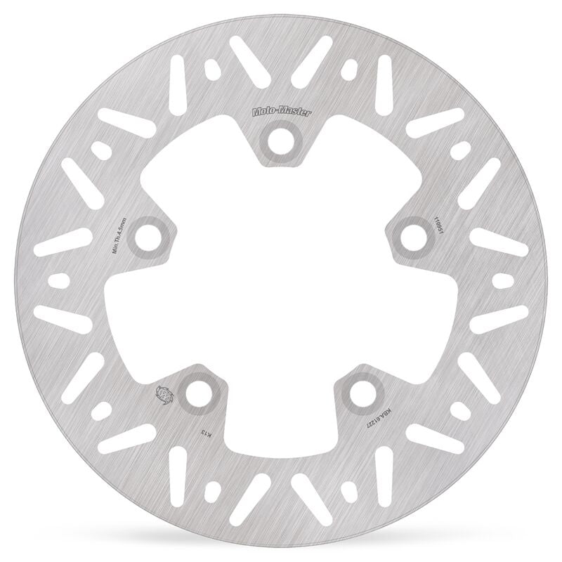 Moto-Master Nitro Series Brake Disc Scooter - Silver,  Stainless Steel - One Piece (Fixed) - 110951