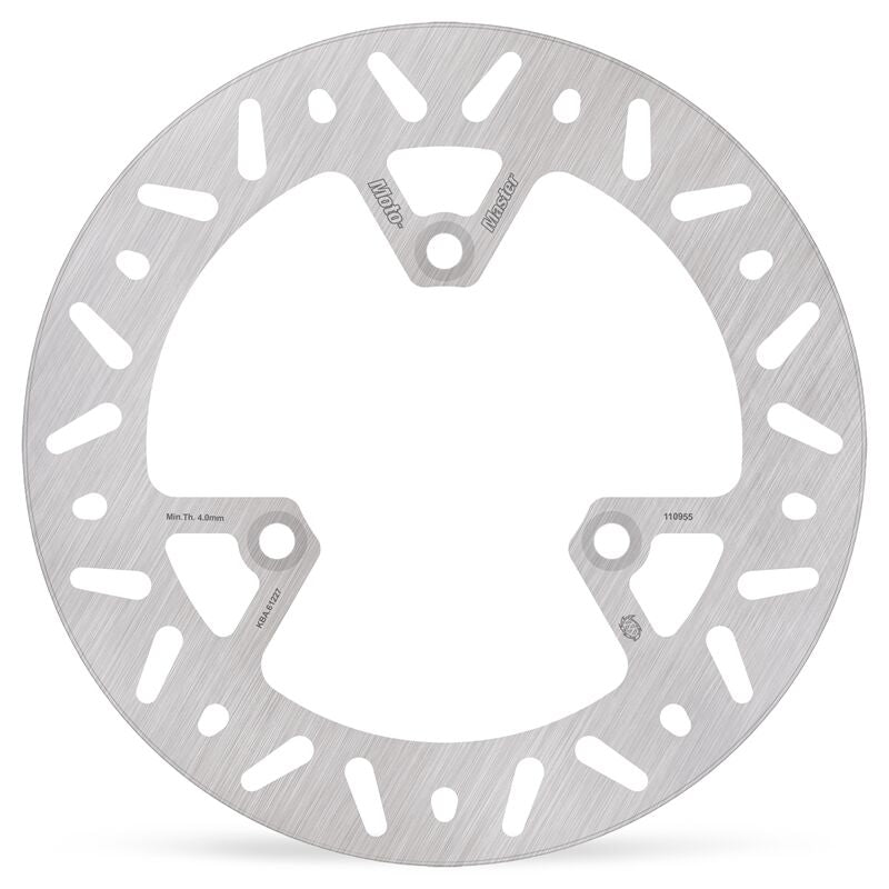 Moto-Master Nitro Series Brake Disc Scooter - Silver,  Stainless Steel - One Piece (Fixed) - 110955