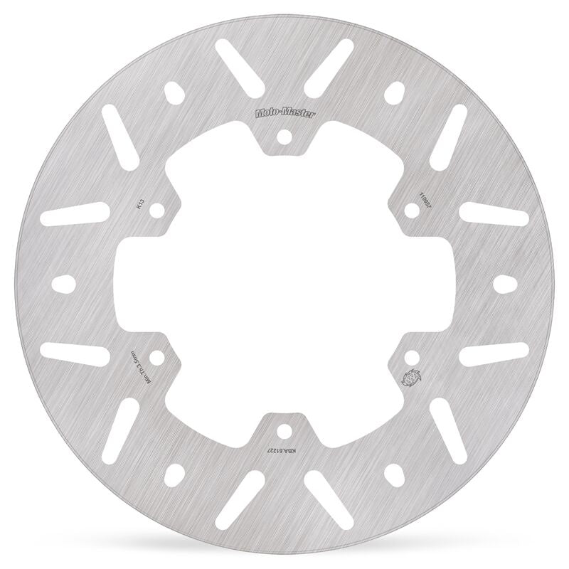 Moto-Master Nitro Series Brake Disc Scooter - Silver,  Stainless Steel - One Piece (Fixed) - 110957