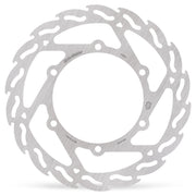 Moto-Master Flame Series Rotor - Silver - One Piece (Fixed) - 110972