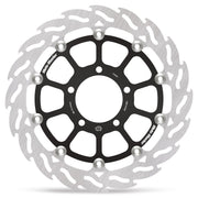 Moto-Master FLAME Floating Alu Brake Disc - Black,  Silver - 112433