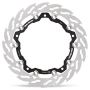 Moto-Master FLAME Floating Alu Brake Disc - Black,  Silver - 112435
