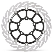 Moto-Master FLAME Floating Alu Brake Disc - Black,  Silver - 112439