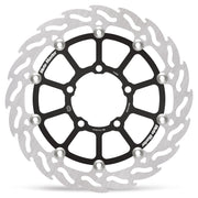 Moto-Master FLAME Floating Alu Brake Disc - Black,  Silver - 112440