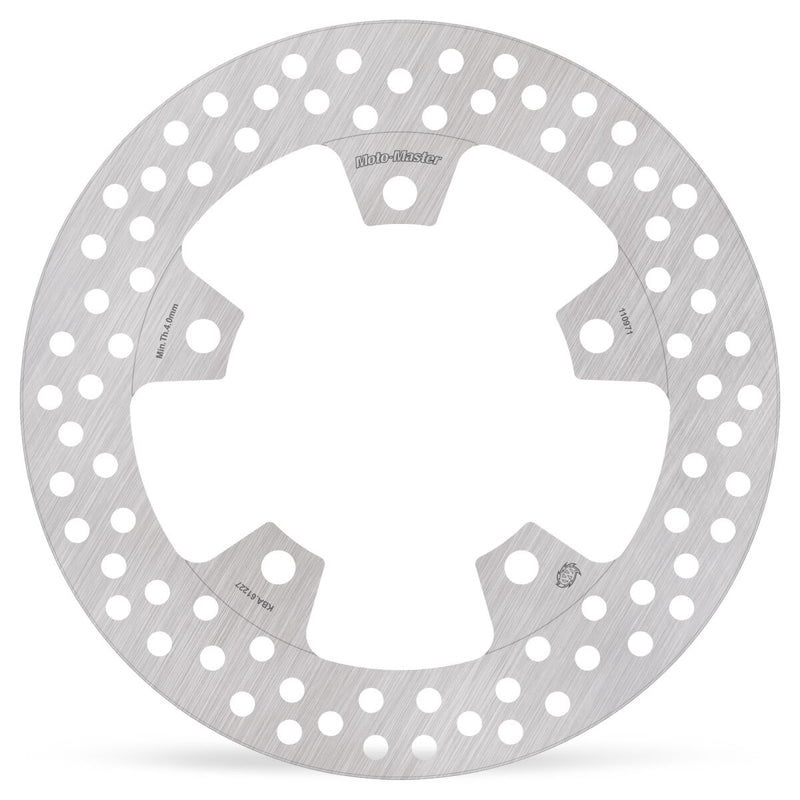 Moto-Master Halo Series Fixed Rotor - Silver - One Piece (Fixed) - 110971
