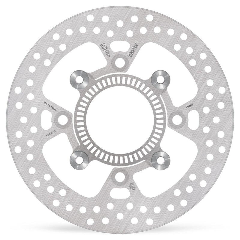 Moto-Master Halo Series Fixed Rotor - Silver - One Piece (Fixed) - 110978