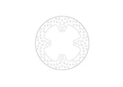 Moto-Master Halo Series Fixed Rotor - Silver - One Piece (Fixed) - 110980