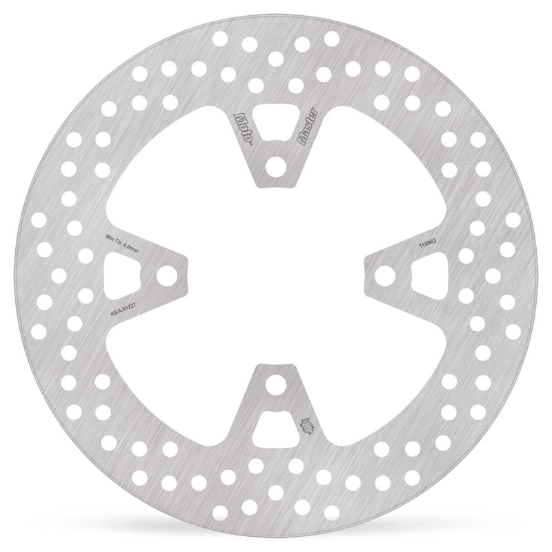 Moto-Master Halo Series Fixed Rotor - Silver - One Piece (Fixed) - 110982