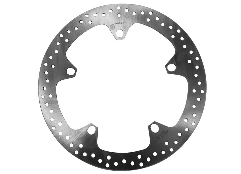 Brembo BRAKE ROTOR FIXED SERIE ORO PRIME LINE - Silver, Stainless Steel, One Piece (Fixed) - 68B407D7