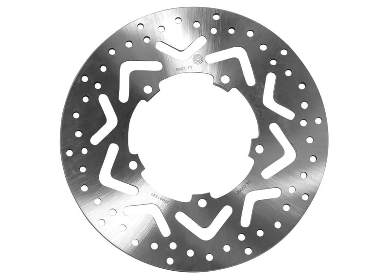 Brembo BRAKE ROTOR FIXED SERIE ORO PRIME LINE - Silver, Stainless Steel, One Piece (Fixed) - 68B407F7