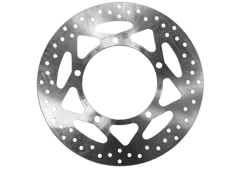 Brembo BRAKE ROTOR FIXED SERIE ORO PRIME LINE - Silver, Stainless Steel, One Piece (Fixed) - 68B407L2