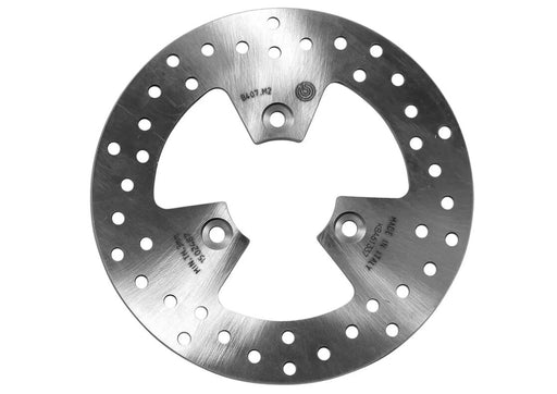 Brembo BRAKE ROTOR FIXED SERIE ORO PRIME LINE - Silver, Stainless Steel, One Piece (Fixed) - 68B407M2
