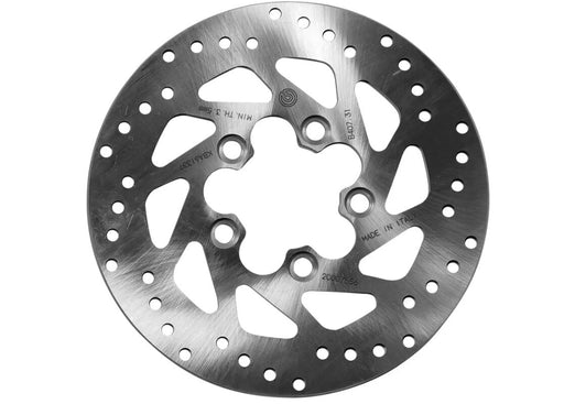 Brembo BRAKE ROTOR FIXED SERIE ORO PRIME LINE - Silver, Stainless Steel, One Piece (Fixed) - 68B40731