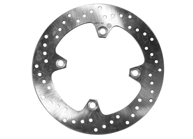 Brembo BRAKE ROTOR FIXED SERIE ORO PRIME LINE - Silver, Stainless Steel, One Piece (Fixed) - 68B40740