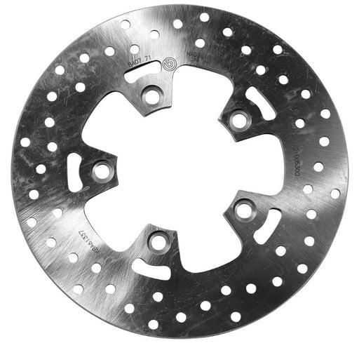 Brembo BRAKE ROTOR FIXED SERIE ORO PRIME LINE - Silver, Stainless Steel, One Piece (Fixed) - 68B40771