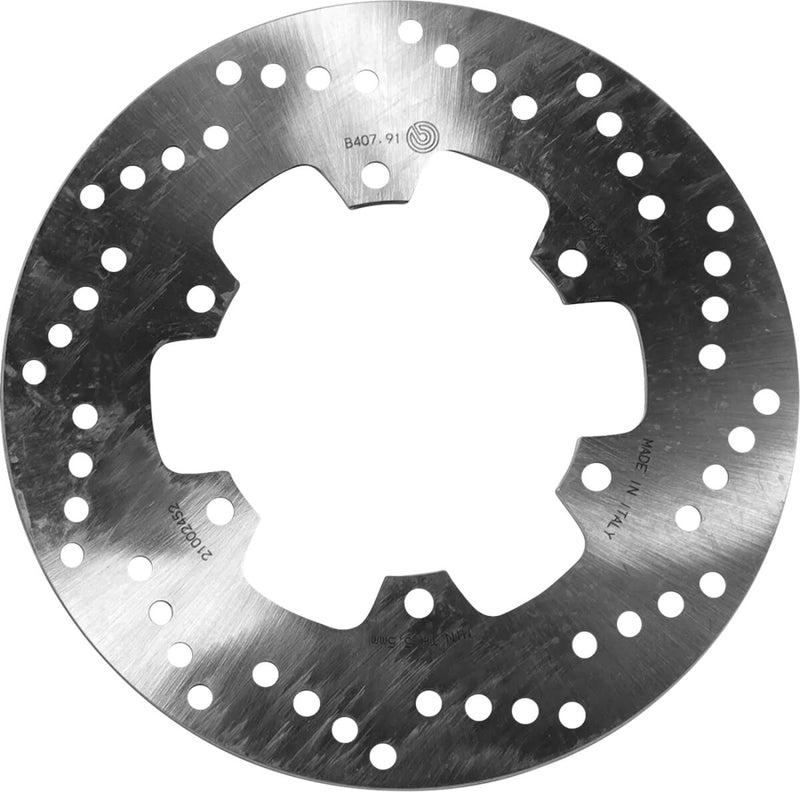 Brembo PRIME Serie Oro Fixed Disc Brake Rotor - Rear, Silver - 68B40791
