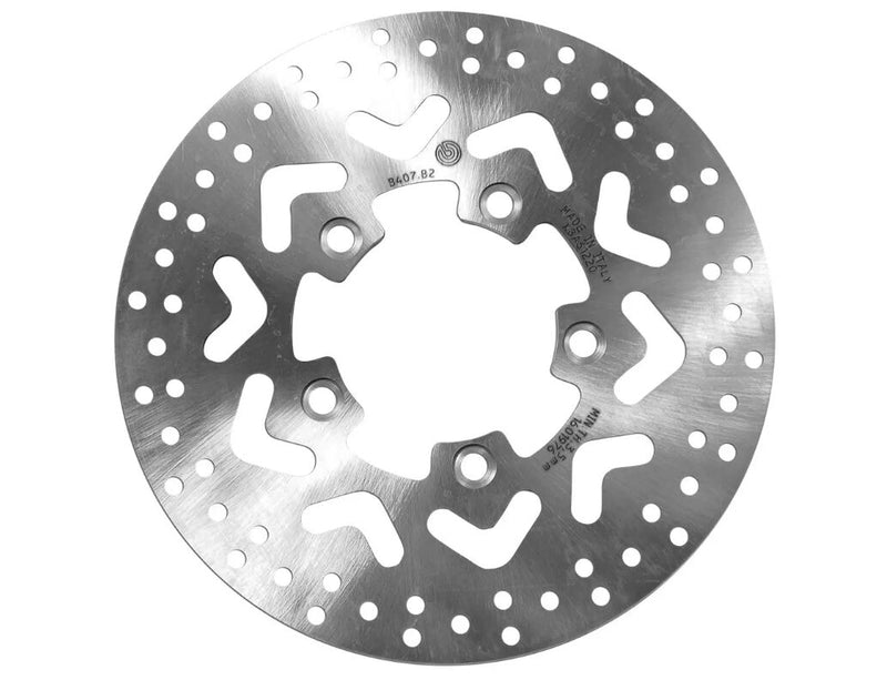 Brembo BRAKE ROTOR FIXED SERIE ORO PRIME LINE - Silver, One Piece (Fixed) - 68B407B2