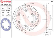 Brembo BRAKE ROTOR FIXED SERIE ORO PRIME LINE - Silver, Stainless Steel, One Piece (Fixed) - 68B407E9