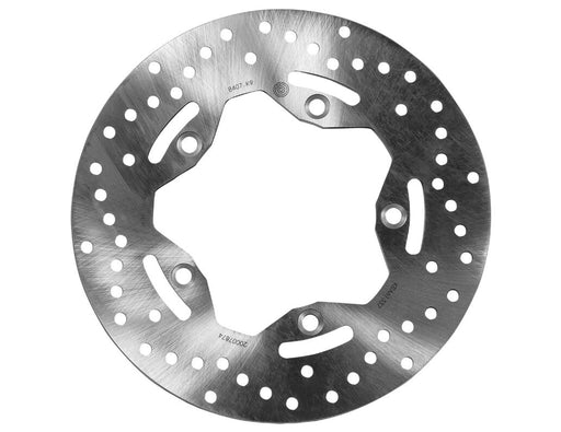 Brembo BRAKE ROTOR FIXED SERIE ORO PRIME LINE - Silver, Stainless Steel, One Piece (Fixed) - 68B407K9