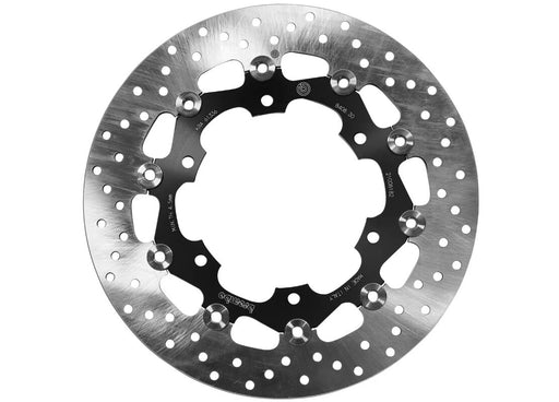 Brembo BRAKE ROTOR FLOATING SERIE ORO PRIME LINE - Black, Silver, Stainless Steel, Two Piece (Floating) - 78B40830