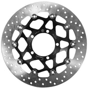 Brembo BRAKE ROTOR FLOATING SERIE ORO PRIME LINE - Black, Silver, Stainless Steel, Two Piece (Floating) - 78B40862