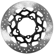 Brembo BRAKE ROTOR FLOATING SERIE ORO PRIME LINE - Black, Silver, Stainless Steel, Two Piece (Floating) - 78B40864
