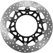 Brembo BRAKE ROTOR FLOATING SERIE ORO PRIME LINE - Black, Silver, Stainless Steel, Two Piece (Floating) - 78B40871