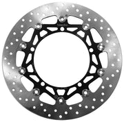 Brembo BRAKE ROTOR FLOATING SERIE ORO PRIME LINE - Black, Silver, Stainless Steel, Two Piece (Floating) - 78B40872