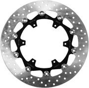 Brembo BRAKE ROTOR FLOATING SERIE ORO PRIME LINE - Black, Silver, Stainless Steel, Two Piece (Floating) - 78B40887