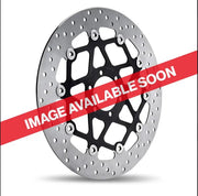 Brembo BRAKE ROTOR FLOATING SERIE ORO PRIME LINE - Black, Silver, Stainless Steel, Two Piece (Floating) - 78B40890