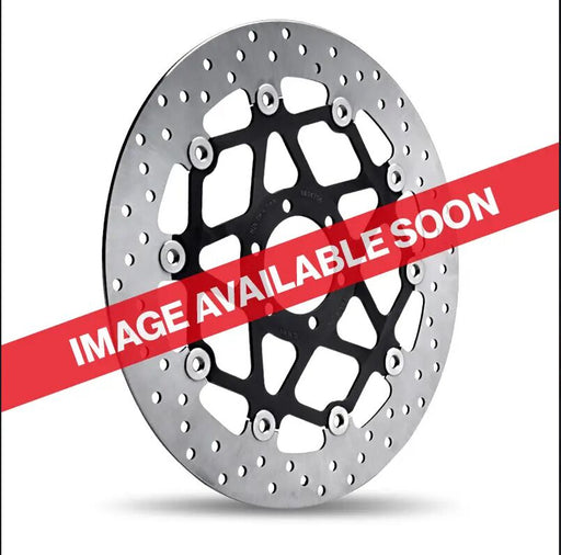 Brembo BRAKE ROTOR FLOATING SERIE ORO PRIME LINE - Black, Silver, Stainless Steel, Two Piece (Floating) - 78B40890