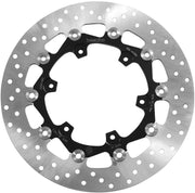 Brembo BRAKE ROTOR FLOATING SERIE ORO PRIME LINE - Black, Silver, Stainless Steel, Two Piece (Floating) - 78B408A5