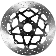 Brembo BRAKE ROTOR FLOATING SERIE ORO PRIME LINE - Black, Silver, Stainless Steel, Two Piece (Floating) - 78B408B0