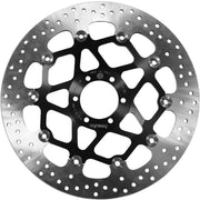 Brembo BRAKE ROTOR FLOATING SERIE ORO PRIME LINE - Black, Silver, Stainless Steel, Two Piece (Floating) - 78B408B8