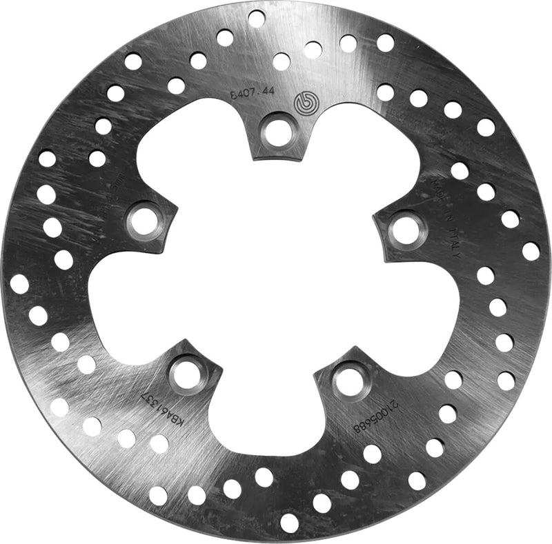 Brembo PRIME Serie Oro Fixed Disc Brake Rotor - Rear, Silver - 68B40744