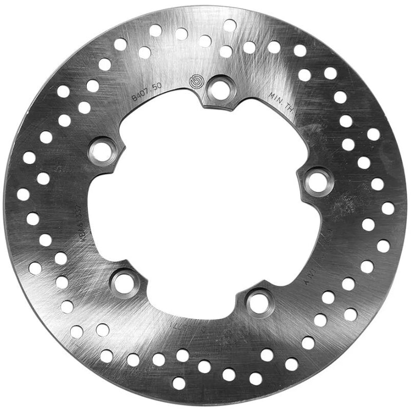 Brembo BRAKE ROTOR FIXED SERIE ORO PRIME LINE - Silver, Stainless Steel, One Piece (Fixed) - 68B40750