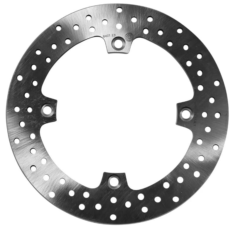Brembo BRAKE ROTOR FIXED SERIE ORO PRIME LINE - Silver, Stainless Steel, One Piece (Fixed) - 68B407E3