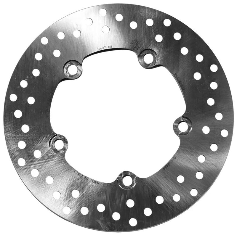 Brembo BRAKE ROTOR FIXED SERIE ORO PRIME LINE - Silver, Stainless Steel, One Piece (Fixed) - 68B407G8