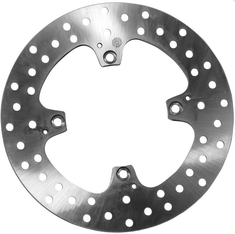 Brembo BRAKE ROTOR FIXED SERIE ORO PRIME LINE - Silver, Stainless Steel, One Piece (Fixed) - 68B407H0