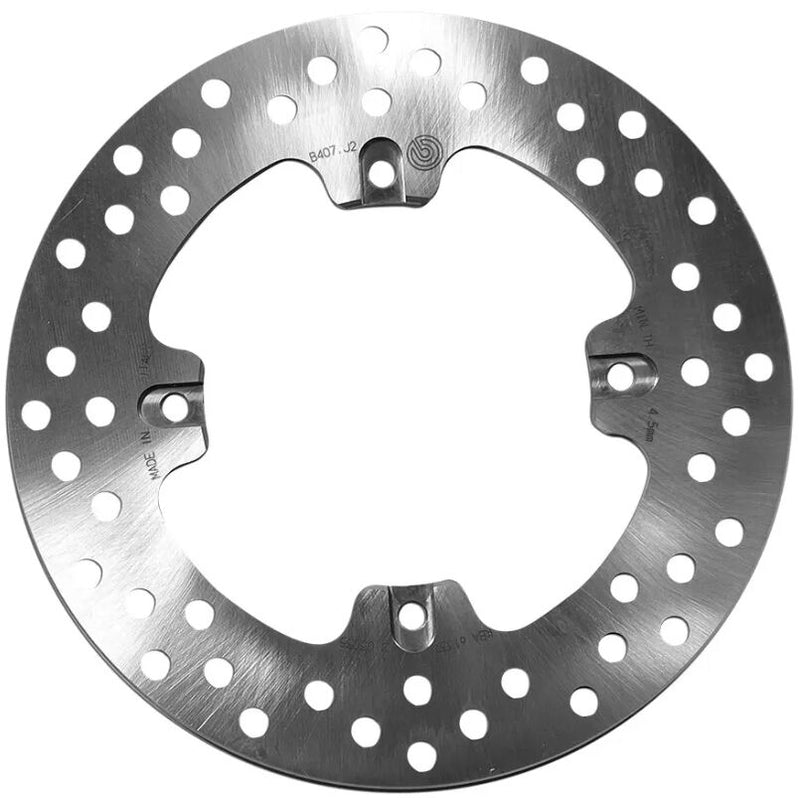 Brembo BRAKE ROTOR FIXED SERIE ORO PRIME LINE - Silver, Stainless Steel, One Piece (Fixed) - 68B407J2