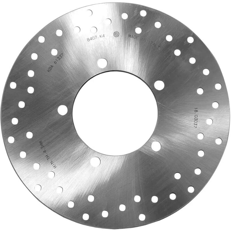 Brembo BRAKE ROTOR FIXED SERIE ORO PRIME LINE - Silver, Stainless Steel, One Piece (Fixed) - 68B407K4