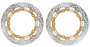 Brembo BRAKE ROTOR KIT SUPERSPORT RACING XTRA LINE - Front, Gold, Silver, Stainless Steel - 208973751
