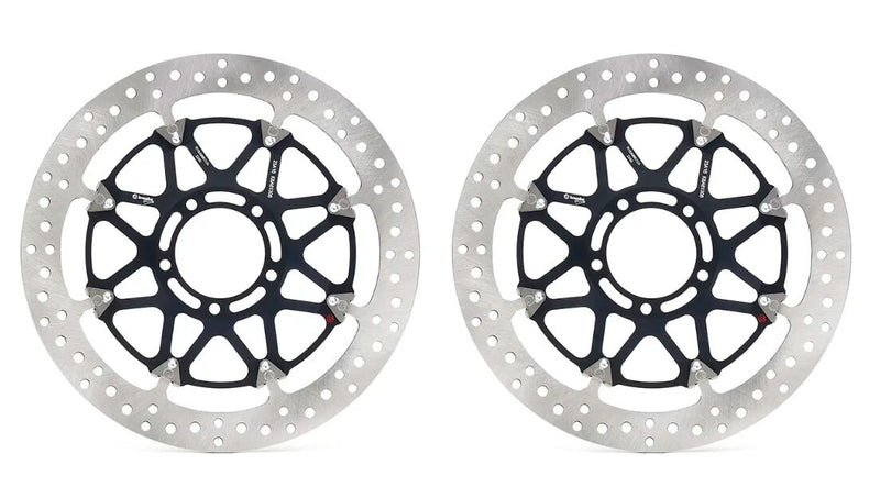 Brembo BRAKE ROTOR KIT T-DRIVE UPGRADE LINE - Front, Black, Silver, Stainless Steel - 208A98511