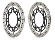 Brembo BRAKE ROTOR KIT T-DRIVE UPGRADE LINE - Front, Black, Silver, Stainless Steel - 208A98548